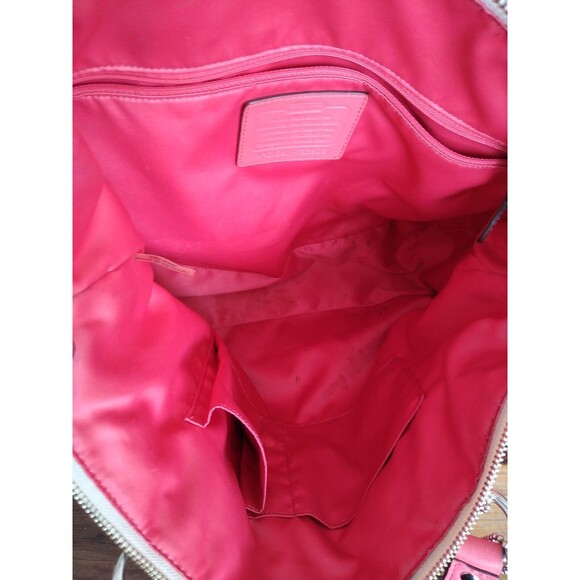 Coach Tote Retro 80s 90sSoho Boho Designer Spring Traditional Y2K Vermillion - Picture 8 of 10